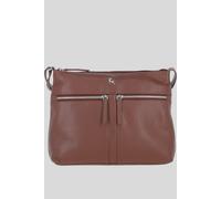 Ashwood Leather 'mourne' Sleek Real Leather Shoulder Bag In Light Brown Light Brown One Size