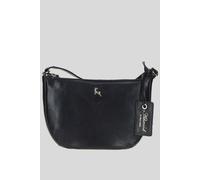 'Naomi' Real Leather Compact Crossbody Bag Ashwood Leather Black One Size