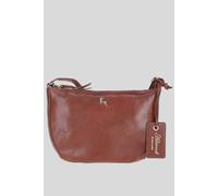 'Naomi' Real Leather Compact Crossbody Bag Ashwood Leather Light Brown One Size