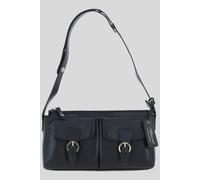 Ashwood Leather 'nevaria' Real Leather Shoulder Bag In Black Black