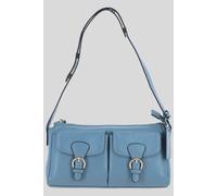 Ashwood Leather 'nevaria' Real Leather Shoulder Bag In Blue Blue