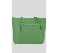'Newport' Real Leather Multi-Pocket Shoulder Bag Ashwood Leather Green One Size