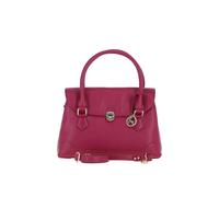 Ashwood Leather Premium Leather Shoulder Bag With Detachable Crossbody Strap In Raspberry Raspberry