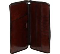 Ashwood Leather Premium Zip Up Document Holder Chestnut