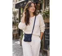 Ashwood Leather Real Leather Small Luxurious Flight Bag In Navy Navy