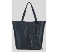 Ashwood Leather 'serela' Real Leather Shoulder Bag With Detachable Pouch In Black Black