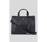 Ashwood Leather 'sogno Di Pelle' Real Leather Tote Bag In Black Black