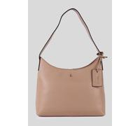 Ashwood Leather 'splendore Di Milano' Real Leather Hobo Shoulder Bag In Beige Beige One Size