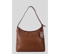 Ashwood Leather 'splendore Di Milano' Real Leather Hobo Shoulder Bag In Tan Tan