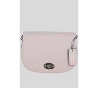 Ashwood Leather 'stellia' Real Leather Crossbody Bag With Twist Lock In Beige Beige One Size