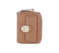Ashwood Leather Stylish Compact Ladies Purse With Rfid Protection In Camel Camel