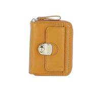Ashwood Leather Stylish Compact Ladies Purse With Rfid Protection In Mustard Mustard