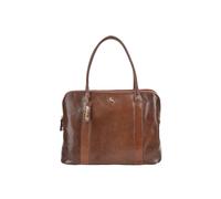 Ashwood Leather Three Section Large Veggie Tanned Leather Bag Tan