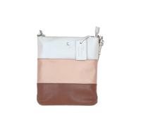 Ashwood Leather 'tricolore Elegante' Leather Crossbody Bag In Tan Tan