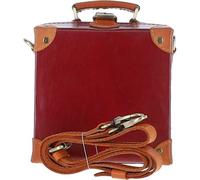 Ashwood Leather Trinket Box Red-(L) 18.5 Cm X (H) 18.5 Cm X (W) 10 Cm