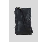 Ashwood Leather 'unicita Urbana' Real Leather Crossbody Smartphone Bag In Black Black One Size