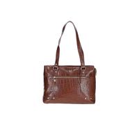 Ashwood Leather 'velutto Eleganza' Zip Mid Section Real Leather Shoulder Bag In Light Brown Light Brown One Size