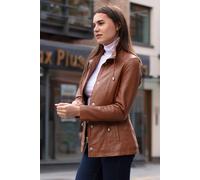 Ashwood Leather Versatile Real Leather Casual Jacket In Tan Tan
