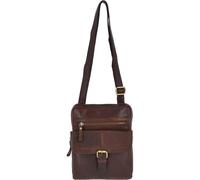 Ashwood Leather Vintage Medium Flight Shoulder Bag: G-33 - Brandy Brown - One Size - Leather