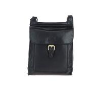 Ashwood Leather Vintage Small Leather Travel Shoulder Bag In Black Black
