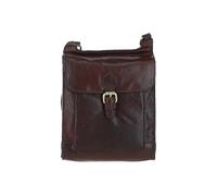 Ashwood Leather Vintage Small Leather Travel Shoulder Bag In Dark Brown Dark Brown One Size