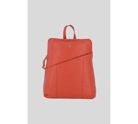 Ashwood Leather 'westminster' Real Leather Backpack In Tangerine Tangerine