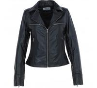 Ashwood Leather Women’s Biker Jacket, Genuine Leather Motorcycle Jacket with Zip Pockets, Zip Cuffs & Regular Fit, Real Leather Outerwear: AWL-1991