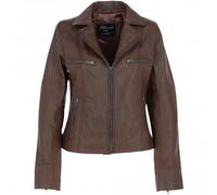 Ashwood Leather Women’s Biker Jacket, Genuine Leather Motorcycle Jacket with Zip Pockets, Zip Cuffs & Regular Fit, Real Leather Outerwear: AWL-1991