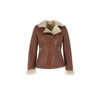 Ashwood Leather Women's 'Alayna' Luxury Shearling Jacket in Tan | Size: 14 Ashwood Leather Tan 14
