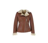 Ashwood Leather Women's 'Alayna' Luxury Shearling Jacket in Tan | Size: 18