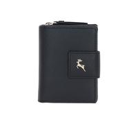 Ashwood Leather Women's 'Arte in Pelle' RFID Secure Leather Wallet/Purse with Zip & Stud Closure in Black Ashwood Leather Black One Size