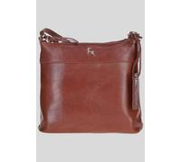 Ashwood Leather Women's 'Ava' Stylish Real Leather Crossbody Bag in Light Brown
