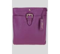 Ashwood Leather Women's 'Bella' Real Leather Crossbody Bag in Raspberry
