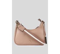 Ashwood Leather Women's 'Bella Toscana' Real Leather Crossbody Bag with Webbing Strap in Beige