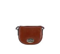 'Borsa della Moda' Real Leather Saddle Crossbody Bag Ashwood Leather Light Tan One Size