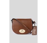 Ashwood Leather Women's 'Borsa della Moda' Real Leather Saddle Crossbody Bag in Tan Ashwood Leather Tan One Size