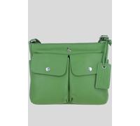 Ashwood Leather Women's 'Cardiff' Real Leather Crossbody Bag in Green Ashwood Leather Green One Size