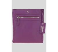 'Cienna' Real Leather Crossbody Bag Ashwood Leather Raspberry One Size