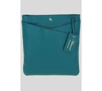 Ashwood Leather Women's 'Curvo' Real Leather Crossbody Bag in Green