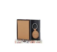 Ashwood Leather Women's Elegant Real Leather Card Holder & Key Ring Set in Camel Ashwood Leather Camel One Size
