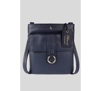 Ashwood Leather Women's 'Heaven' Real Leather Cross Body Bag in Navy