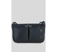 Ashwood Leather Women's 'Iverness' Real Leather Crossbody Bag in Black