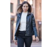 Ashwood Leather Women's 'Juliet' Real Leather Jacket in Black | Size: 8 Ashwood Leather Black 8