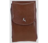 Ashwood Leather Women's 'Luca' Real Leather Crossbody Phone Bag in Tan