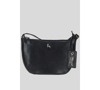 'Naomi' Real Leather Compact Crossbody Bag Ashwood Leather Black One Size