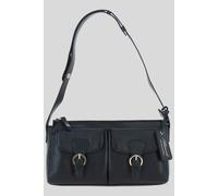 Ashwood Leather Women's 'Nevaria' Real Leather Shoulder Bag in Black Ashwood Leather Black One Size