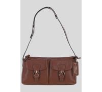 Ashwood Leather Women's 'Nevaria' Real Leather Shoulder Bag in Tan Ashwood Leather Tan One Size