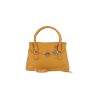 Ashwood Leather Women's Premium Leather Shoulder Bag with Detachable Crossbody Strap in Mustard