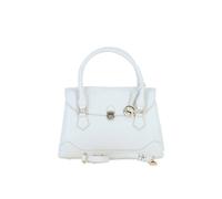 Ashwood Leather Women's Premium Leather Shoulder Bag with Detachable Crossbody Strap in White