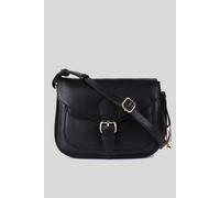 Ashwood Leather Women's 'Stile Fiorentino' Real Leather Crossbody Bag in Black